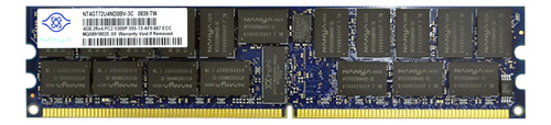 Memoria Ram 4gb Nanya 2rx4 Pc2-5300p Nt4gt72u4nd0bv-3c 
