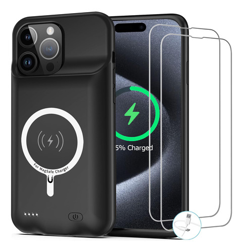 Funda Bateria Para iPhone Pro Protectora Portatil Mejorada