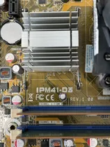 Comprar Kit Placa Mãe Ipm41-d3 Compac + Processador +memoria