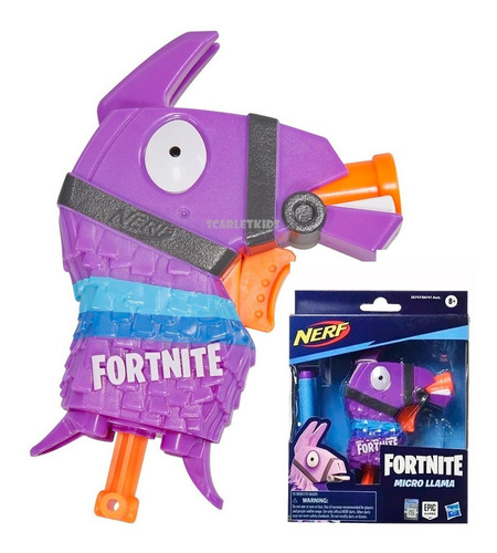 Fortnite Micro Llama Nerf + 2 Dardos Elite Hasbro Original