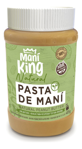 Pasta De Mani Natural Pack X 12 Unidades - Mani King