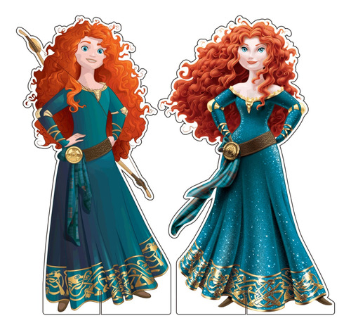 Kit Display De Chão Festa Infantil Merida Valente
