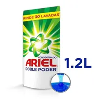 Comprar Detergente Ariel Líquido Doble Poder Doypack 1200 Ml
