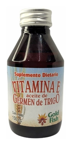 Imagen 1 de 5 de Vitamina E - Aceite De Germen De Trigo Goldfish X 150 Cc