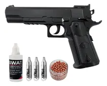 Comprar Pistola Co2 Swat Aire Comprimido Réplica Balines Garrafa