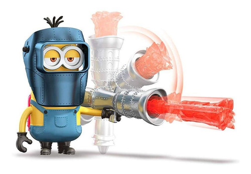 Figura Minions Travessos Kevin Lança Chamas - Mattel