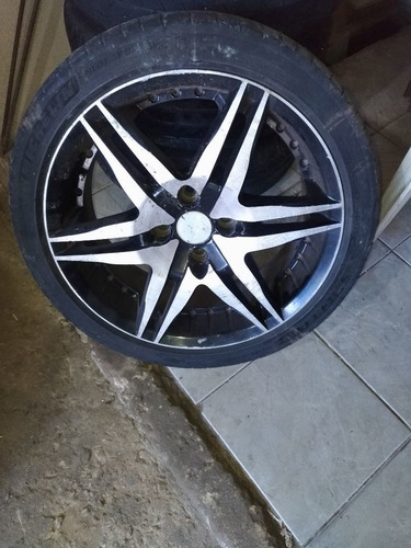 Imagem 8 de 9 de P7rodas Aro 17 Com 2 Pneus Meia Vida E 2 Pneus Carecas