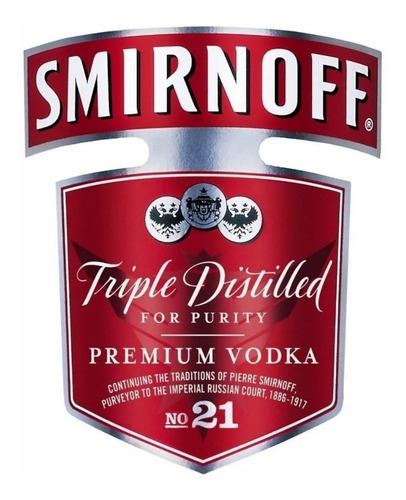 Imagen 3 de 6 de Vodka Smirnoff Saborizado Sabor Raspberry Frutilla 700ml X1u