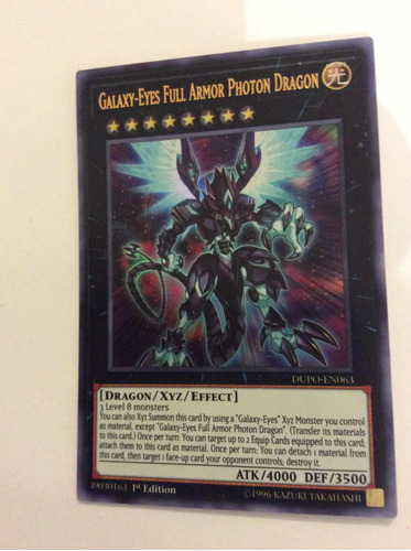 Galaxy-eyes Full Armor Photon Dragón Ultra Rare Yugioh