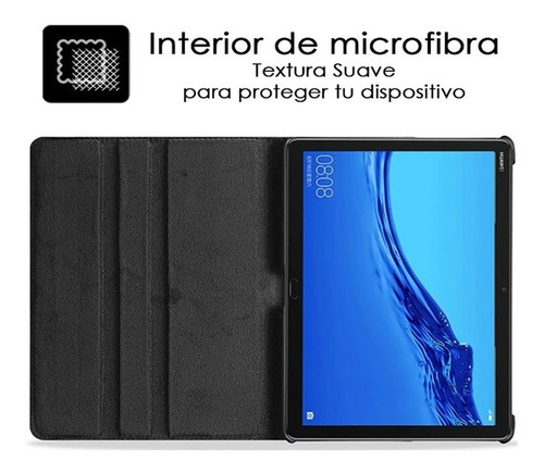 Imagen 9 de 10 de Funda Estuche Giratorio 360° Para Lenovo Tab M8 Hd Fhd 8.0