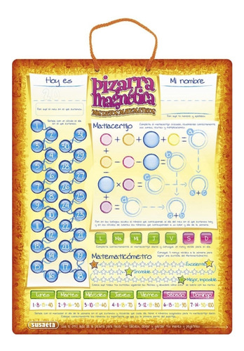 Pizarra Magnética Mis Retos Matemáticos Susaeta Original