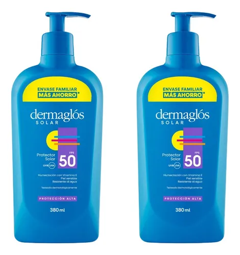 comprar Combo X2 Dermaglos Protector Solar Fps 50 Emulsion X 380 Ml