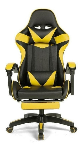 Cadeira Gamer Prizi Amarela - Pz1006e