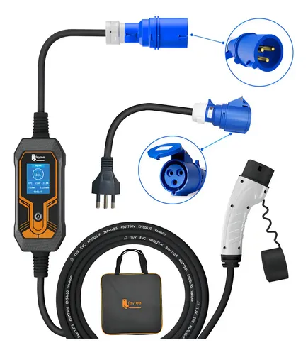 Carregador EV Portátil Feyree de 7 kW para Veículos Elétricos Tip...