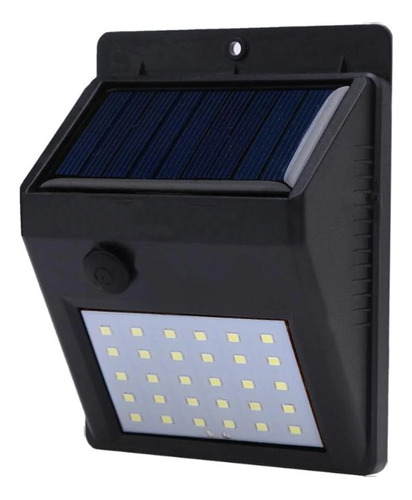 Luz Lámpara De Pared Foco Led Solar 30 Led Exterior