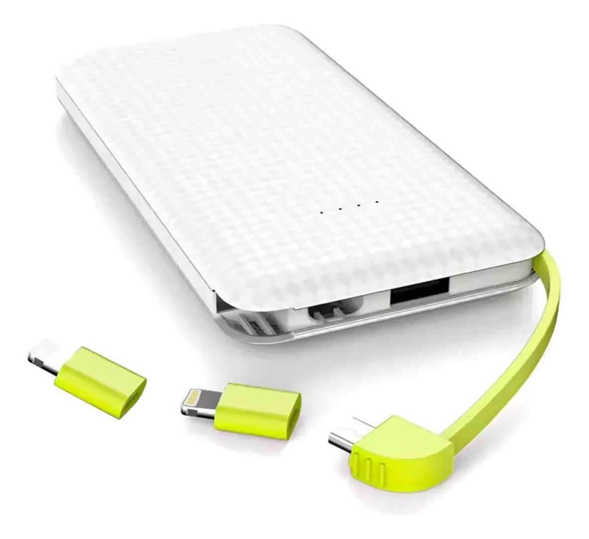 Carregador Portatil Turbo Power Bank 10.000mah Com Preto