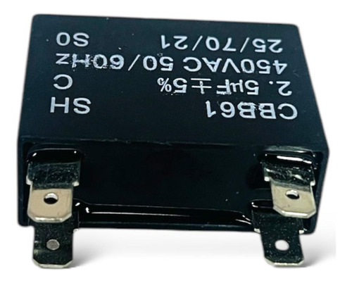 Capacitor Para Ventilador 2,5uf X 5 Unidades 450vac