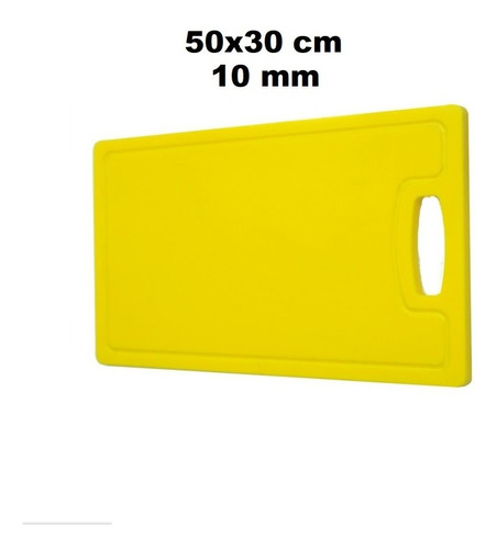 Tábua Placa De Polietileno Alimentos Colorida 50x30 10mm