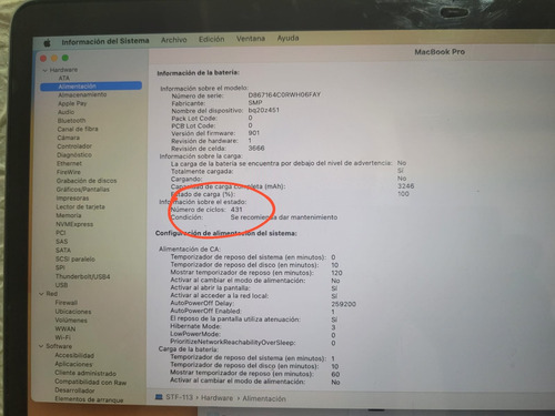 Apple Macbook Pro 13 2017 Core I5-7th / Ram 8gb / Ssd 256gb Gris (Usado)