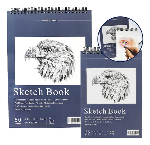 Y Cuaderno De Dibujo Cuaderno De Dibujo A4 Y A5 2pzs