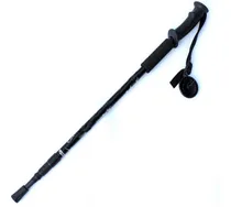 Comprar Bastón De Trekking Senderismo 60cm - 135cm Antishock Color Negro Foxhunter