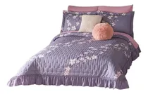 Comprar Colcha Con Fundas Abbie Microfibra Matrimonial Concord Lavanda