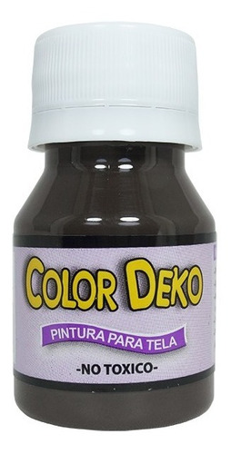 Pintura Para Tela Color Café Oscuro- X2 Unids