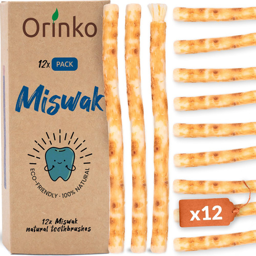 Pack De 12 Sticks Miswak Para Dientes - Cepillo De Dientes M