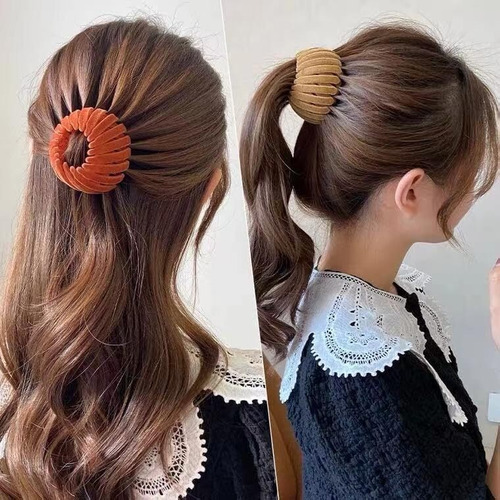 Pinzas Para El Pelo Con Forma Nido Pájaro Soporte Extensible