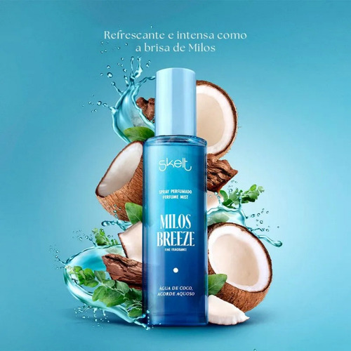 Skelt Spray Perfumado Milo Breeze 100ml - Azul
