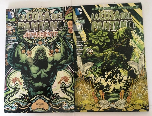 Comic Dc: La Cosa Del Pantano Tomos 1 Y 2. Editorial Ecc