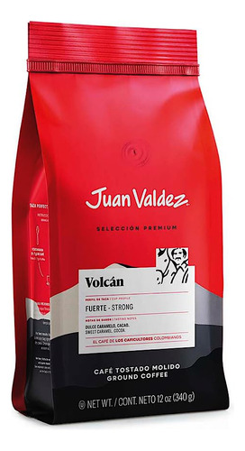 Juan Valdez Volcan Coffee, 12 Oz, Molido - Café De Selección
