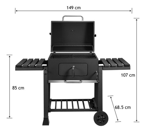 Parrilla Con Ruedas Práctica Plus | Angus Prime