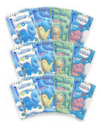 Pack 12 Libretas-block De Notas Mini Con Lápiz Para Sorpresa