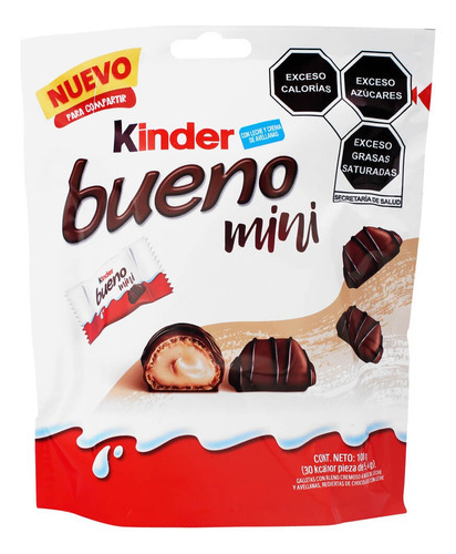 2 Pack Chocolate Relllno De Avellana Kinder Bueno Ferrero 18