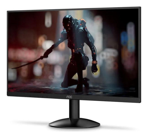 Monitor Aoc 23,8 Led Full-hd, 100hz, 1ms, Vesa - 24b30hm2 Preto