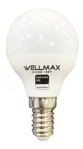 Bombillo Wellmax 6w P45 Led Samsung Decorativo E14