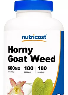 Horny Goat Weed 600mg Estimula Libido Energia X 180 Cpas