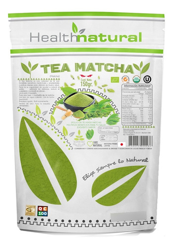 Té Matcha Orgánico 150g 