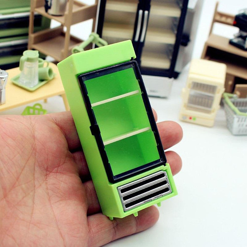 3 Mini Refrigerador Para Casa De Muñecas, Realista, 1/12