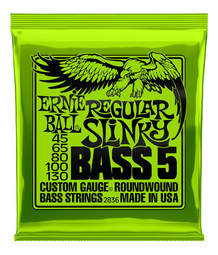 Encordado Para Bajo 5 Cuerdas 045-130 Ernie Ball P02836