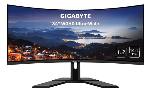 Monitor Curvo Gigabyte G34wqc-a 34  144hz Gaming Monitor, 2k