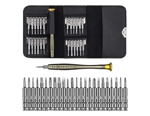 Kit Destornilladores Precisión 24 Puntas Acero Alta Calidad
