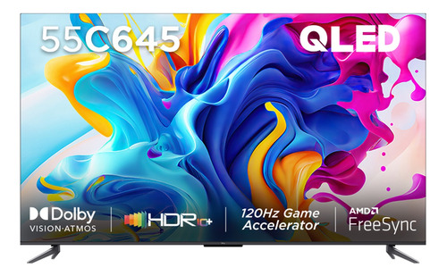 Tcl Qled L55c645 Uhd Google Tv-rv