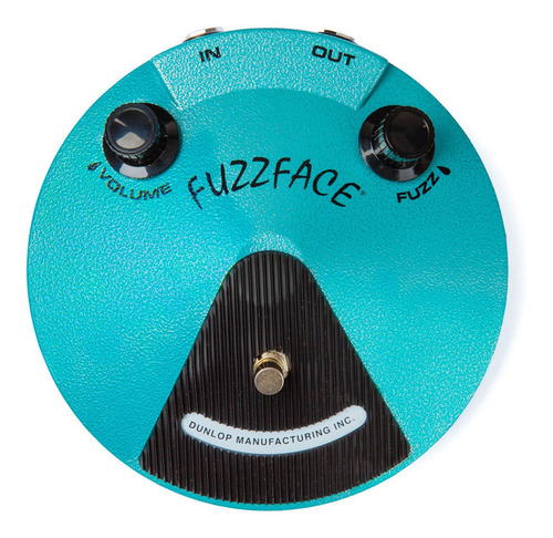 Pedal Fuzz Jim Dunlop Jh-f1 Jimi Hendrix Fuzz Face Color Turquesa