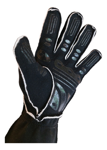 Guantes Karting, Automovilismo Deportivo Azul Y Blanco L