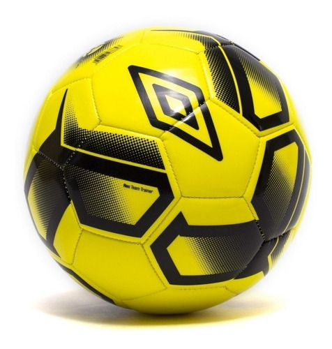 Pelota Futbol Umbro Numero 5 Campo Cancha 11 Cesped Cosida Color Amarillo