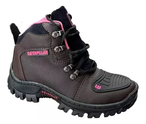 Bota Caterpillar Infantil Rosa