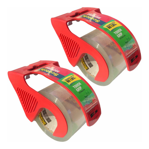 2x Cinta Scotch Clear Moving Tough Grip Heavy 48mm X 20.3m