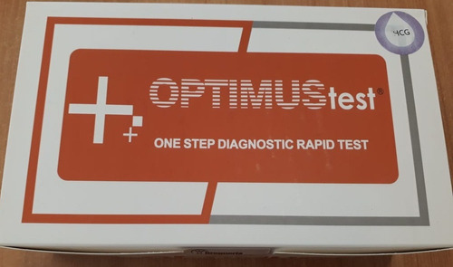 Test Pack Embarazo Suero/orina X 25 Det  Optimus Usa
